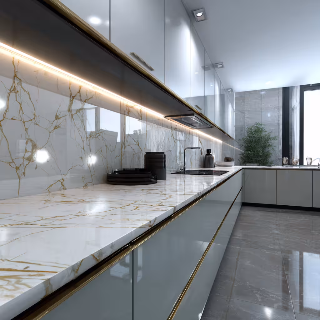 Large Format Porcelain - Porcelain backsplash in Centennial